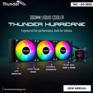 THUNDER JEZEBEL AiO CPU LiQUiD COOLER 360mm BLACK TRC-DG3601 112 (2)