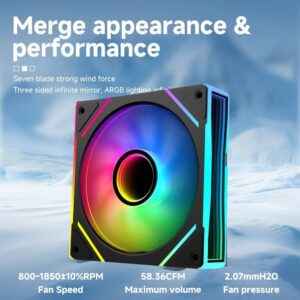 THUNDER MARiN iNFiNiTY ARGB FAN TCS-i36B Black (3 Fans KiT) 11 (4)