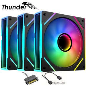 THUNDER MARiN iNFiNiTY ARGB FAN TCS-i36B Black (3 Fans KiT) 11 (5)