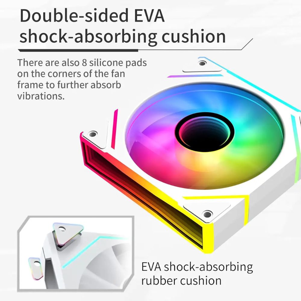 THUNDER MARiN iNFiNiTY ARGB FAN TCS-i36W White (3 Fans KiT)