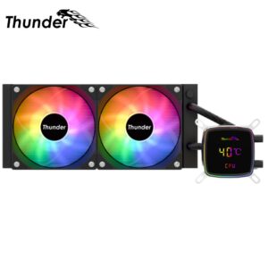 THUNDER POLARiS AiO CPU LiQUiD COOLER 240mm BLACK TRC-DG2401 111 (2)