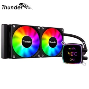 THUNDER POLARiS AiO CPU LiQUiD COOLER 240mm BLACK TRC-DG2401 111 (3)