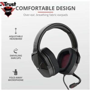 TRUST GAMiNG HEADSET GXT 4371 WARD WiTH NOiSE CANCELING MiC 12