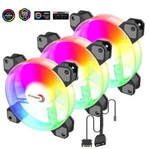 eDRAGON CHINOOK ARGB FAN KiT EDC-1530 (Pack of 3 Fans) 1 (10)