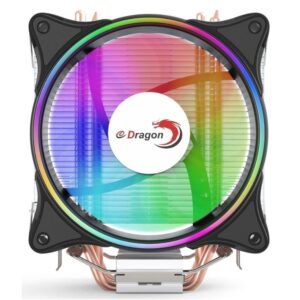 eDRAGON CHillSPiKE RGB CPU COOLER 4 COPPER HEAT PiPE EDC1512 (2)