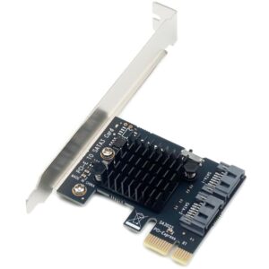 2 PORT SATA CARD PCIe 3.0 6Gbps CONTROLLER EXPANSION CARD 101 (3)