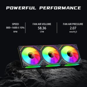 VORTEX ENiGMA iNFiNiTY ARGB FAN WITH REMOTE & HUB 3 Fan KiT 1 (16)