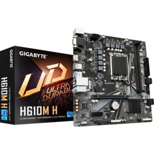 121314th GEN MOTHERBOARD DDR5 GiGABYTE H610M H MiCRO ATX (17)