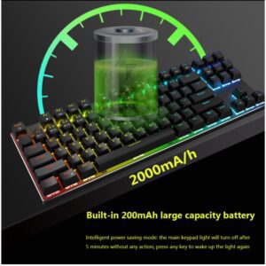 MeTOO ZERO X78 RGB WiRELESS & BLUETOOTH MECHANiCAL KEYBOARD 2