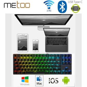 MeTOO ZERO X78 RGB WiRELESS & BLUETOOTH MECHANiCAL KEYBOARD 3