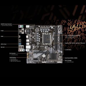 GiGABYTE H610M H DDR5 MOTHERBOARD m-ATX 6