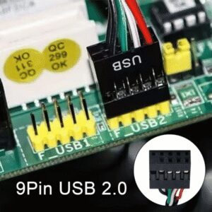 USB 3.0 to 2.0 HEADER ADAPTER 19 Pin MALE to 9 Pin FEMALE CABLE (12)