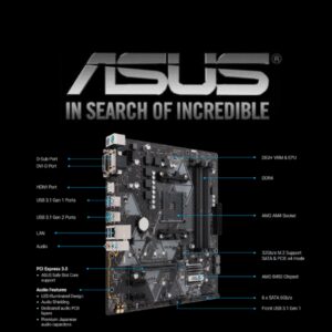 ASUS PRiME B450M-A AMD RYZEN MOTHERBOARD Micro ATX (1)